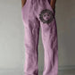 Retro Compass Printed Men's Casual Pants Harajuku Street Trendy Men's Straight Leg Pants Casual High Waisted Drawstring Pants