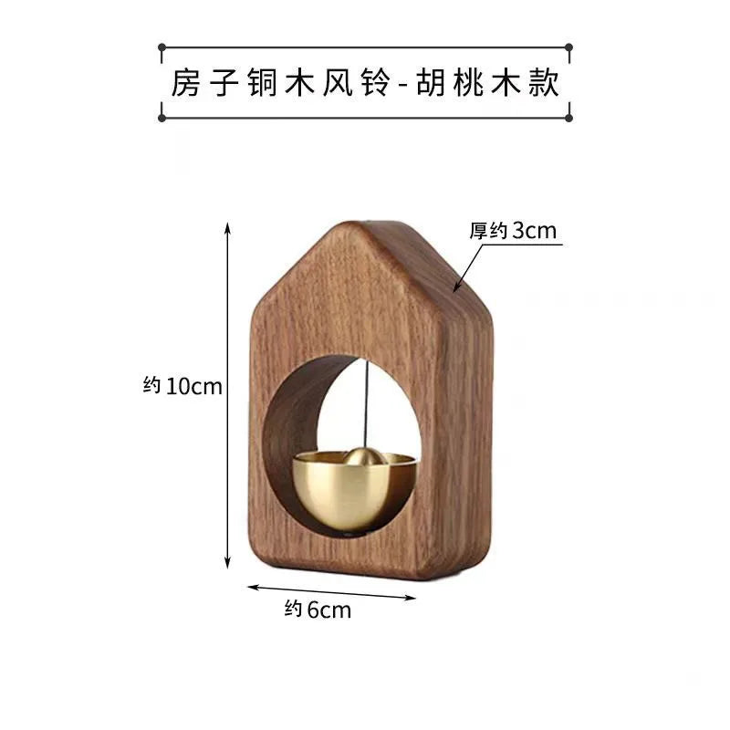 Brass Dopamine Wind Chime Creative Bedroom Hanging Decor Summer Breeze Door Bell Meditation Ornament