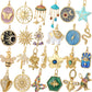 Cute Butterfly Flower Necklace for Women Gold Color Moon Collars Dije Stainless Steel Chain Diy Jewelry High Quality