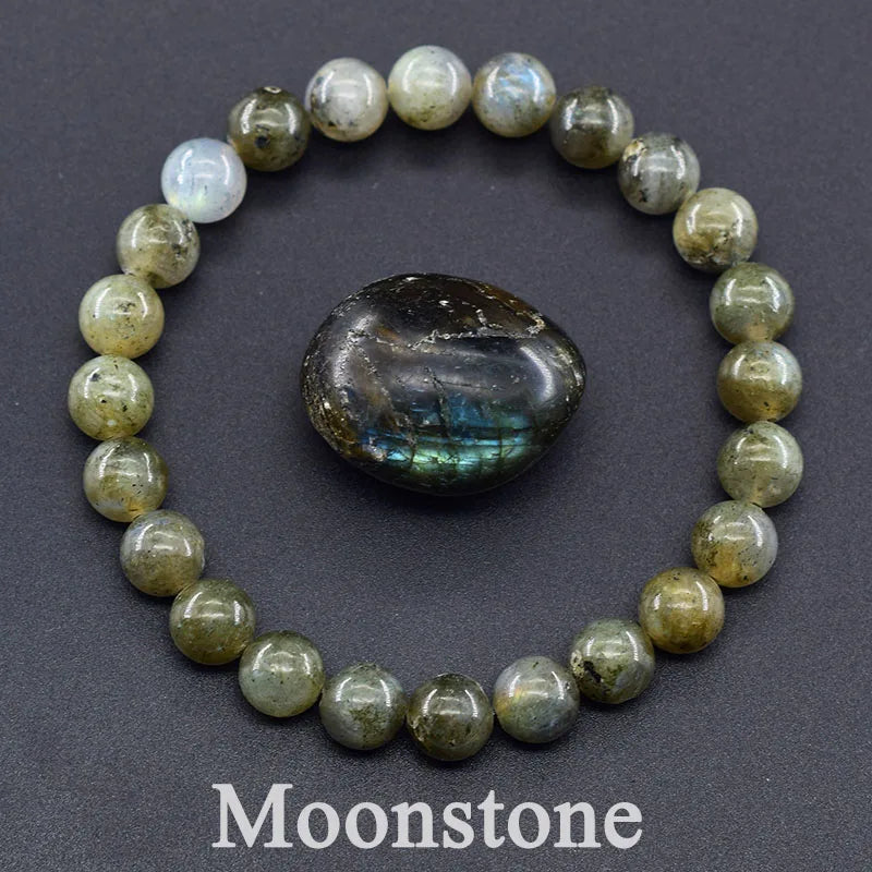Natural Stone Real Red Jasper Prayer Bead Bracelet Women Men Rosary Stretch Elastic Bracelets Yoga Meditation Jewelry Wholesale