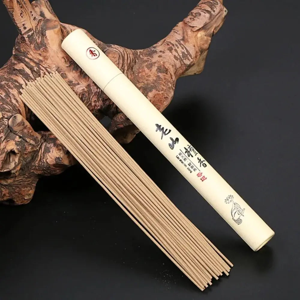 1/2Box Sandalwood Mugwort Scent Incense Stick Sleeping Aiding Tranquilize Mind Refreshing Scent 20g/Box Home Office Bedroom