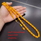 Tasbih Bakelat Yellow Resin misbaha bracelet ramadan eid gifts turkish jewelry Arabic accessories Eid Mubarak