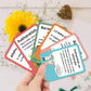 21pcs Vibrant Islamic Common Expressions Phrase Stationery Flashcards,Ramadan&Eid Gifts,Religious Educational Tool Learning Card