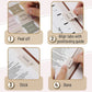 5pcs/75Tabs Boho Theme Laminated Bible Tabs – Colorful Index Tabs for Bible Study, Scripture Organization, and Easy Navigation
