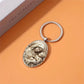 1Pcs Retro Virgin Mary Alloy Keychain - Unique Design of Religious Time Gem Suitable for Car Keys and Backpack Pendant Gifts