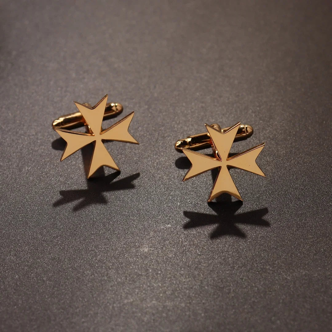 Sikhs Stainless Steel Cross Cufflinks Men's Lion Eagle Shirt Badge Pin Wedding Shirt Cufflinks Symbol