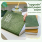 No Anxiety Pleated Leather Face Book A6 Blank Thickened Pocket Notebook Stamp Collection Diary Travel Stamp Book