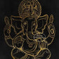 Golden Om Hindu Symbol Ganesha Poster  Indian God Canvas Prints Wall Art for Living Room Bedroom  Minimalist Decor Spiritual Hom