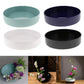 Bonsai Flower Container Round Plastic Ikebana Vase Traditional Arrangement Pot for Living Room Decor