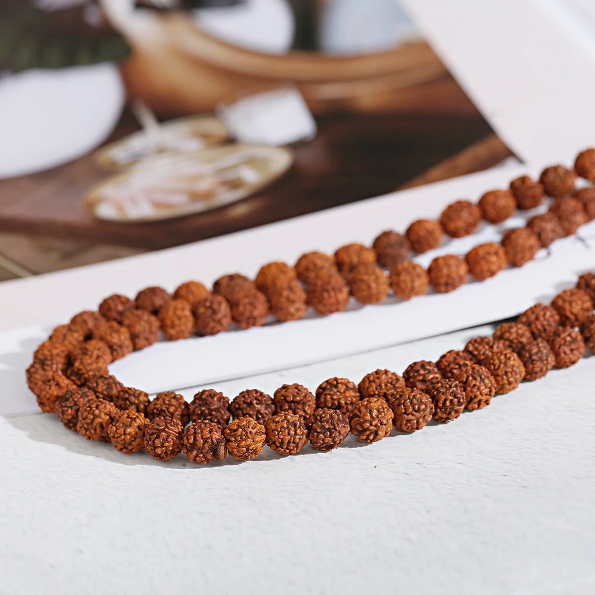 108pcs Ethnic Vajra Bodhi Rudraksha Beads For Making Bracelet Accessories Meditation Mala Prayer Tibetan Buddhism
