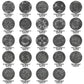 Key of Solomon Pentacle Talisman Coin Planetary Seal Amulet Occult Metal Tokens for Rituals,Spiritual Divination Gift Set