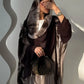 Women Abaya Scarf 2 Piece Set Cardigan Dress Dubai Eid Muslim Print Morocco Kaftan Party Jalabiya Vestidos Largos Arab Long Robe