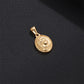 316L Roman Centurion Pendant Men Oval Medal Portrait Coin Charms Stainless Steel Necklace Religious Jewelry