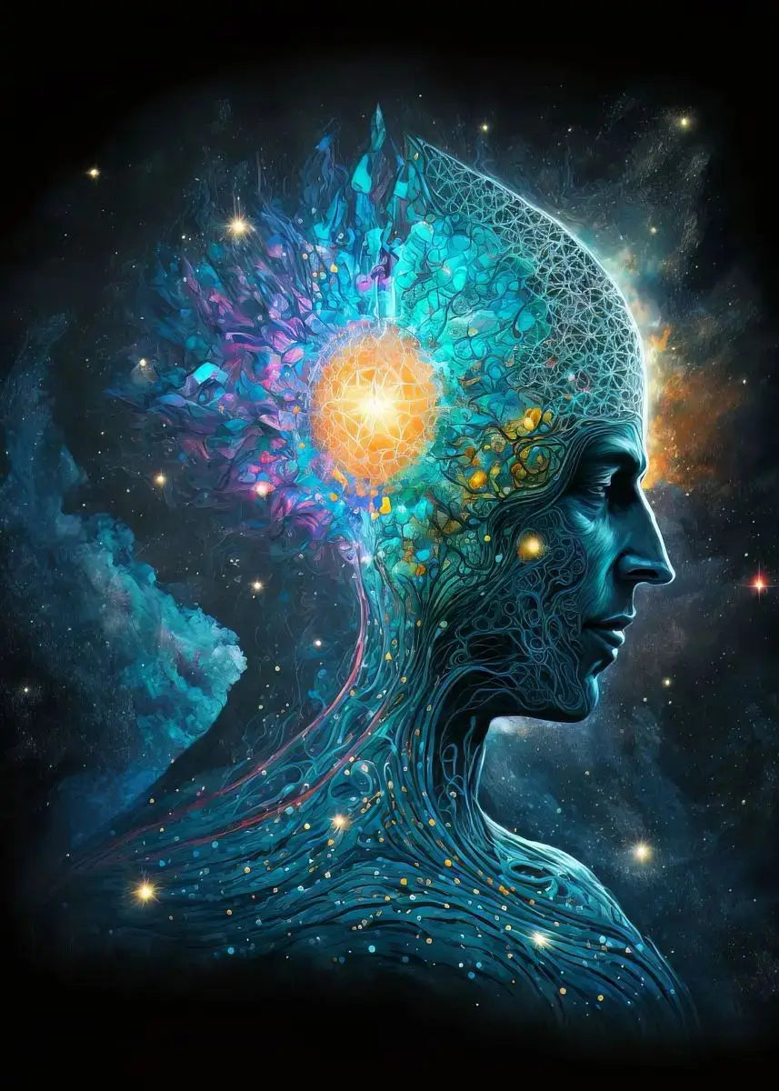 Universe Mysteries Meditation Chakras Indian Buddha Classic Religion Art Canvas Painting Abstract Figure Poster Print Home Decor