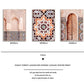 Moroccan Architecture Photography Posters and Prints Islamic Wall Art Canvas Painting Mosaic Wall Pictures for Living Room Decor