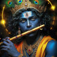 Hindu God Lord Krishna Shiva Ganesha Meditation Indian Traditional Artwork Poster Canvas Painting Wall Pictures Home Decor Gift