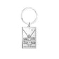 Dawapara Tarot Cards Keychains Stainless Steel Vintage Amulet Good Luck The Major Arcana Keyring Wiccan Jewelry
