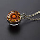Sacred Geometry-Metatron's Cube Necklaces Sri Yantra Mandala Double Side Glass Ball Pendant Necklace Buddhist Yoga Jewelry Gift