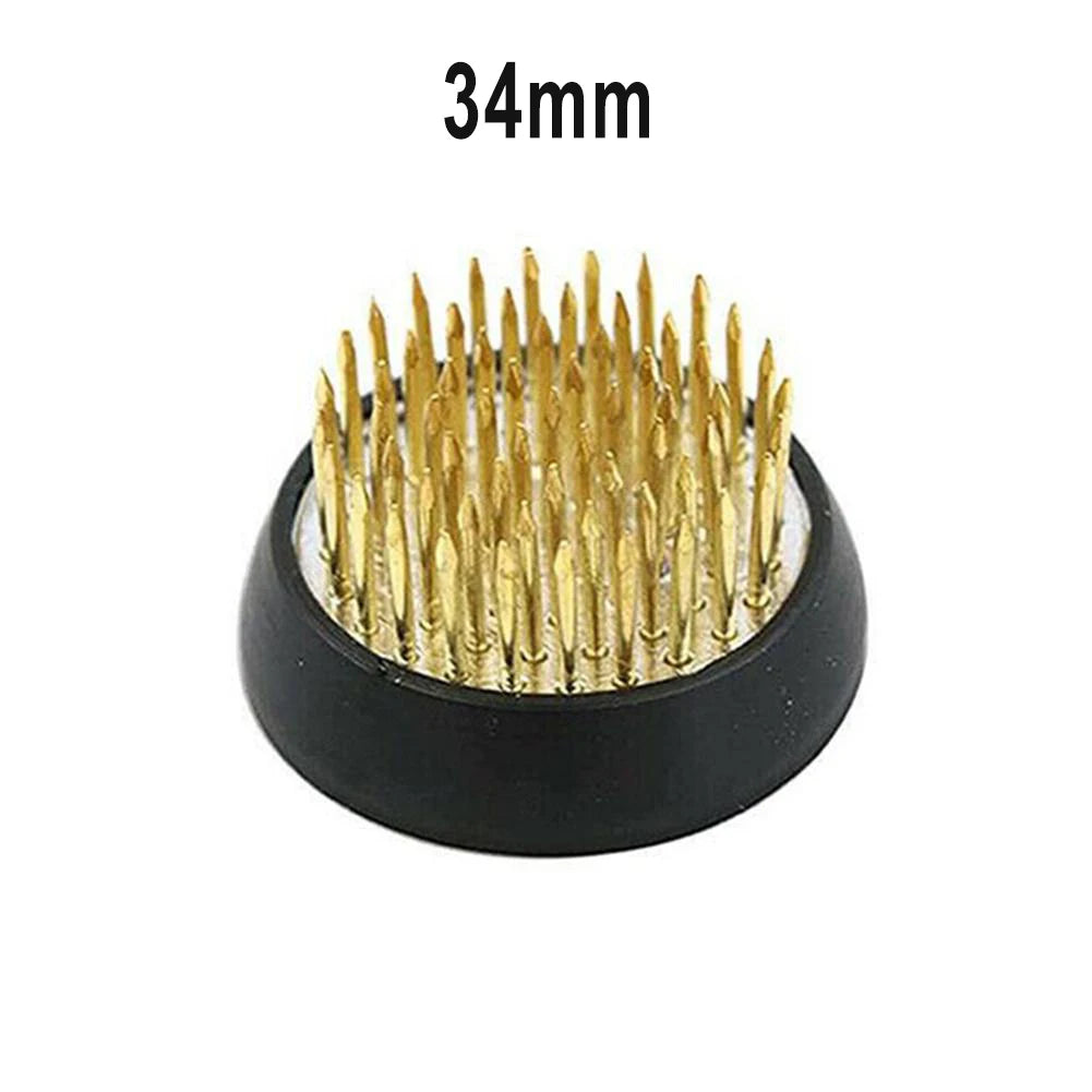 Round Ikebana Flower Frog With Gasket Art Fixed Arranging Tool Small Ikebana Kenzan Pin Frog Arrangements For Your Pot Lid Vase