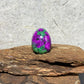 EG1-7 Mini Natural Stone Egg, Small Polished Egg Shaped Stone for Meditation Stress Relief Fidget Palm Desk Decor Gift