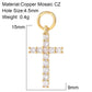 Goth Cross Chrams for Jewelry Making Supplies Golden Angel Charm Stainless Steel Long Chain Dijes Diy Necklace Earring Bracelet