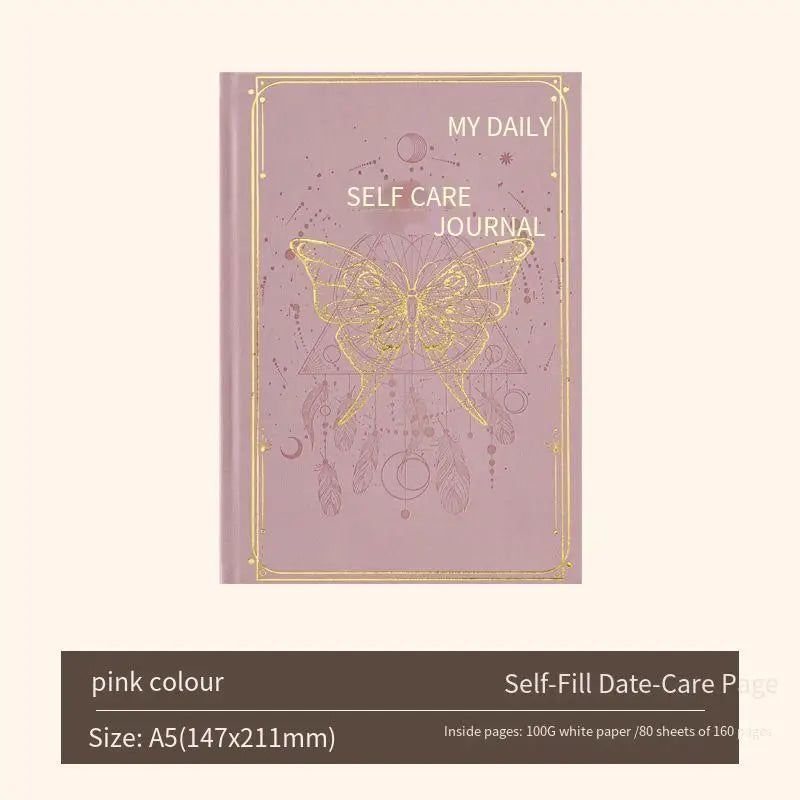 2026 new Elegant Gratitude Diary: Gilded Undated Planner for Mindfulness & Self-Reflection in English