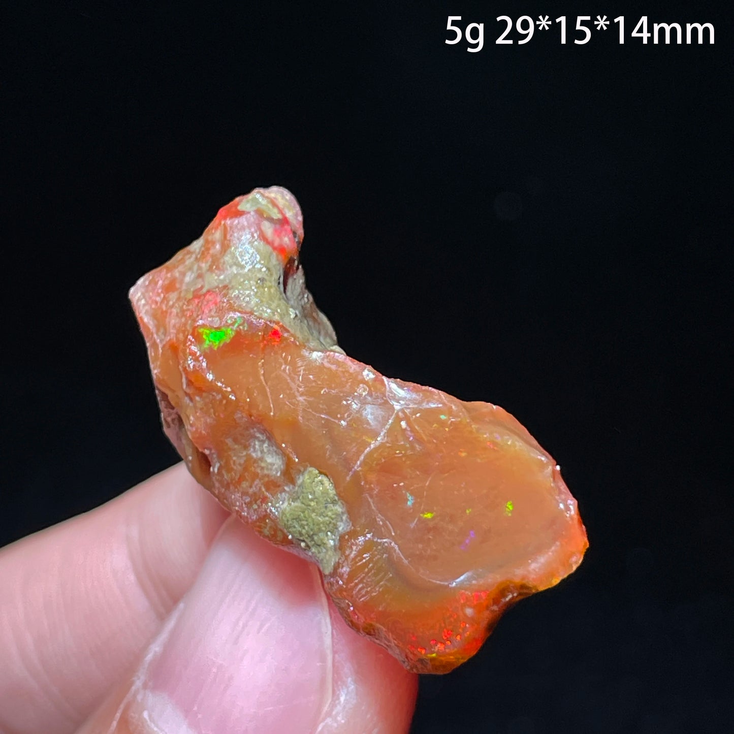Natural Colorful Ethiopia Opal (Need In Water) Rare Gem Stone Mineral Healing Quartz Crystals Gemstone Shooting under lighting