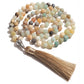 Tasbih Prayer 99 Prayer Beads  Islamic Rosary 8mm Amazonite Knotted Necklace Bracelet Muslim Jewelry