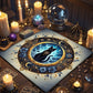 Divination Altar Cloth Civet Cat Tarot Tablecloth For Tarot Card Reading Decorative Voo-Polyester Oracle Card Mat