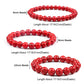 6/8/10MM Natural Stone Bracelet Red Pine Stone Prayer Beaded Bracelet Rosary Meditation Bracelets Men Women Yoga Jewelry Pulsera