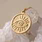 Chamica 18k Gold Plated  Trendy Dainty Charm Evil Eye Waterproof Delicate Necklace for Women Lucky Protection Jewelry Best Gift