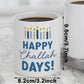 Happy Challah Days Coffee Mug Funny Holiday Pun Thoughtful Gift for Friends and Family on Hanukkah Jewish Holiday Home Accessory