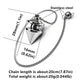 Pendulum - Brass Metal Dowsing & Divination Tool for Reiki Chakra & Metaphysical Spirituality Yoga Balancing Pendant