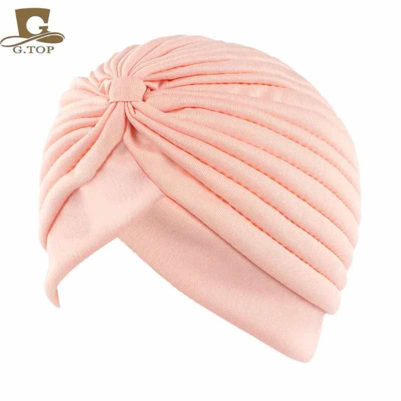 NEW Luxury Divas Stretchable turban Head wrap hat with beaded pendant women Headwear