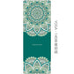 Zen Rhyme 1mm Natural Rubber Suede Yoga Mat Foldable Portable Anti-Slip Drape Gym Meditation Fitness Workout Gymnastics