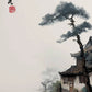 Modern Minimalist Chinese Style Zen Fishing Natural Scenery Poster Canvas Paintings Wall Art Pictures Office Home Decor