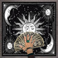 1pc Tarot card tablecloth, twelve constellations divination, starry sky altar cloth, Tarot card game decoration tablecloth