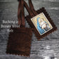 5Pcs/Lot Church Group Prayer Baptism Communion Sacraments Gifts Our Lady of Mt. Carmel and Sacred Heart of Jesus Scapular Badges