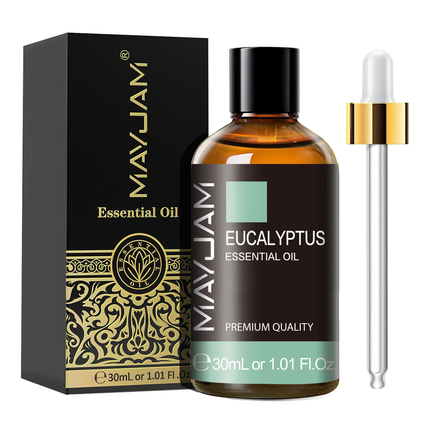 MAYJAM Essential Oil Citronella Jasmine Eucalyptus Sweet Orange Lemongrass Grapefruit Black Pepper Cajeput Cypress Ginger Scents