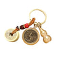 Brass Five Emperors Money Twelve Zodiac Key Chain Turnaround keyChain For Gfit Car Accessories Popular  In Scenic Spots