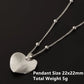 1Pc Religious Christian Catholic Sacred Heart Pendant Necklaces Stanless Steel Gothic Moth Textured Love Collares Jewelry