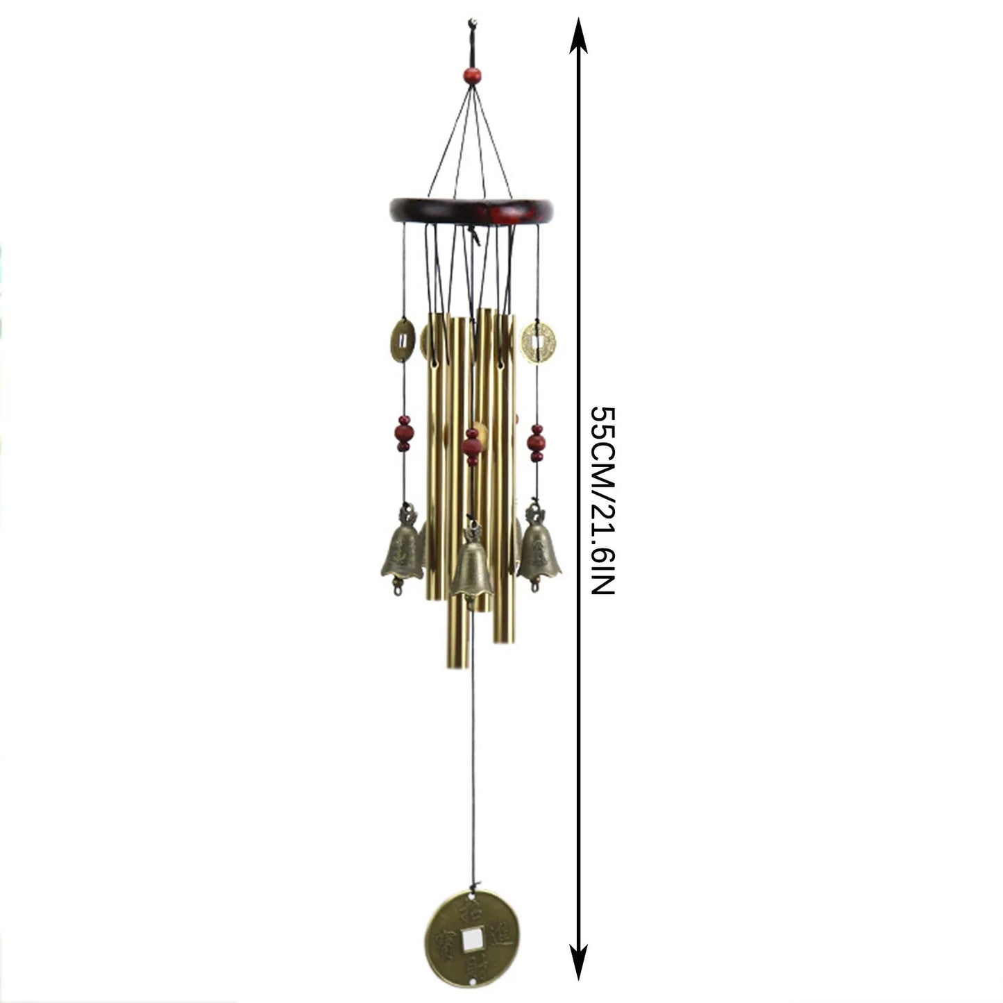 1pc Wind Chime Large Bells Wind Chimes Chapel Home Decor For Garden Outdoor Decoration Decor Gifts Yard Hanging Decor
