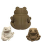 3D Printed Meditation Frog for Desk, Zen Decor & Unique Gift for Adults, Creative Mindful Relaxing Office Home Sculpture