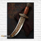 King Arthur and Excalibur Sword in The Stone Sikh Kirpan Sword Excalibur Hilt Poster Canvas Painting Wall Pictures Home Decor