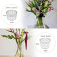 New Spiral Ikebana Stem Holder, Floral Grid for Vase Elegant Centerpiece Design Company Party Flower Arrangement Tool