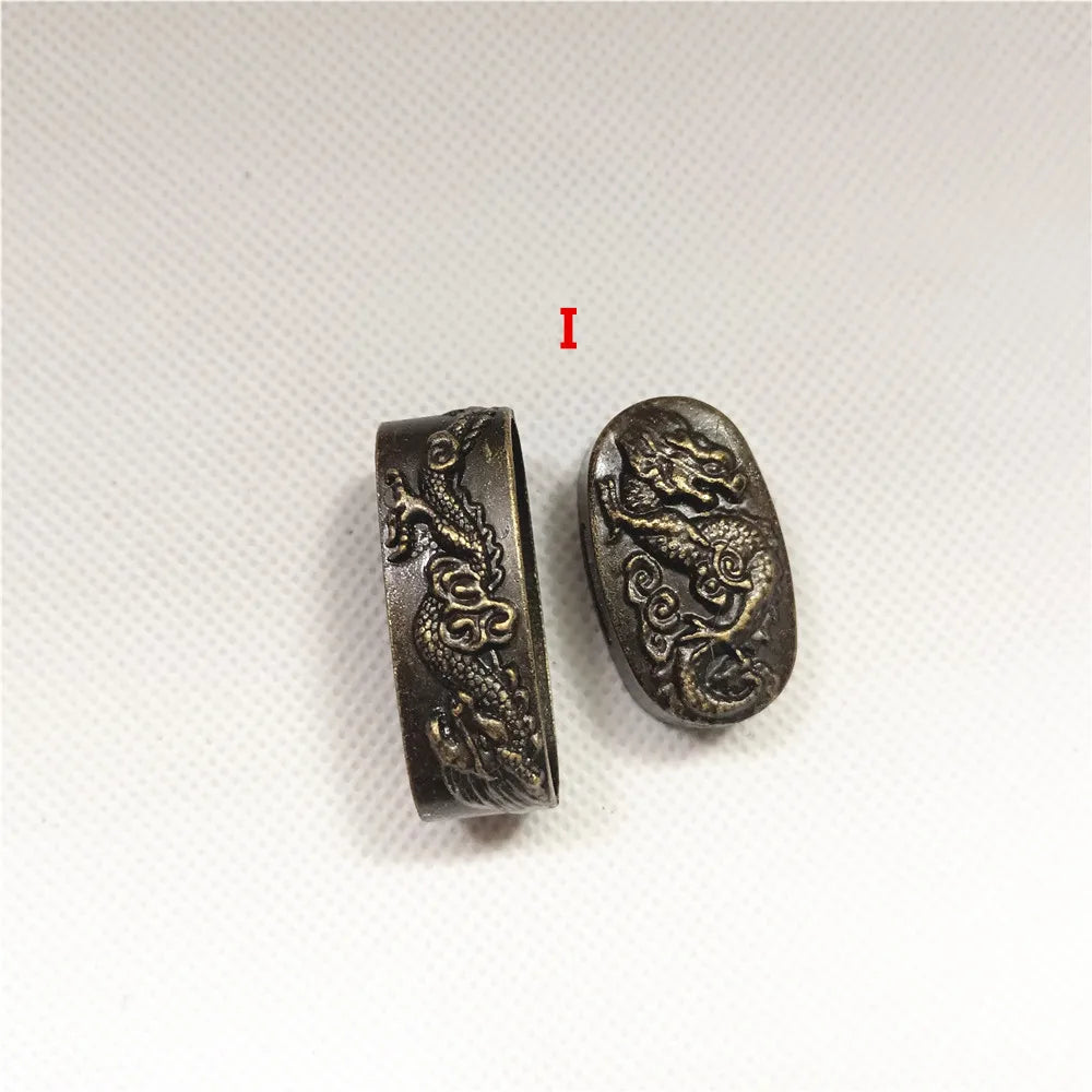 New Sword Handle Tsuka Alloy Fuchi Kashira For Japanese Samurai Katana Wakizashi Sword Fittings