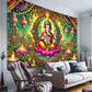 Lord Ganesha Wall Tapestry Hindu Elephant God Canvas Art  Wall Hanging Home Temple Decor Diwali Gift Yoga Meditation Room