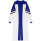 Women Men Pastor Gown Church Choir Robe Halloween Catholic Clergy Cosplay Costume Long Sleeve Zipper Christian Priest Dress