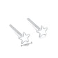 925 Sterling Silver Hypoallergenic Stud Earrings for Women Moon Star of David Maple Leaf Heart Lightning Earrings S999 Jewelry