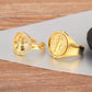 Nidin New Popular 2 Styles Religious Flipable Open Rings Adjustable For Female Male Copper Inlaid Zircon Finger Jewelry Gifts